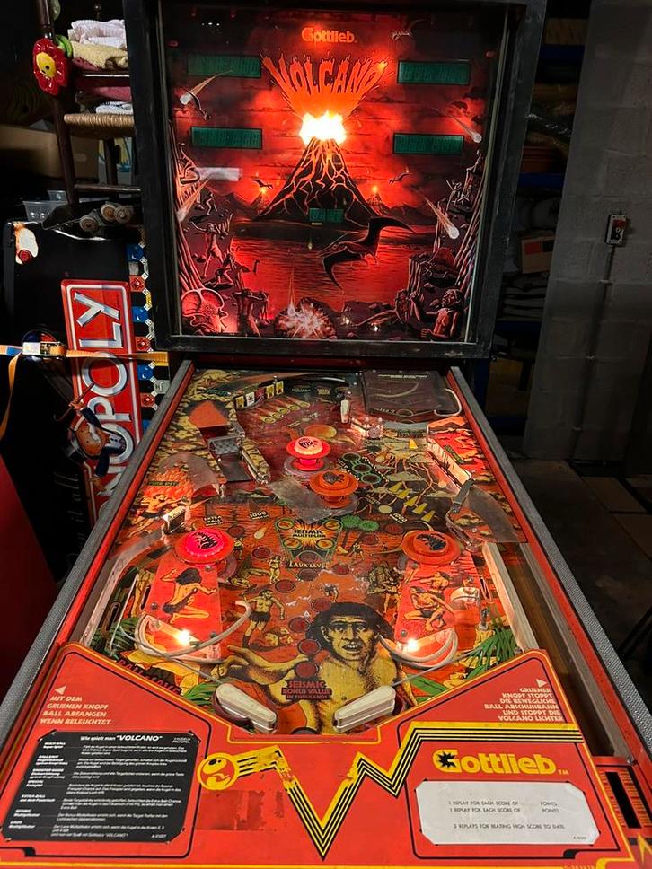 Vulcano gottlieb flipper, Verzamelen, Automaten | Flipperkasten, Gebruikt, Gottlieb, Ophalen