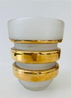 Art Deco vaa, Gebruikt, Overige kleuren, Ophalen of Verzenden, Glas