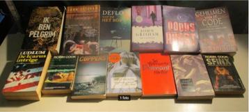 Une belle série de 13 livres de thrillers, Enlèvement ou Envoi, Comme neuf