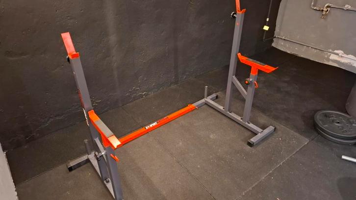 Multi rack à squat réglable, Sport en Fitness, Fitnessmaterialen, Zo goed als nieuw, Overige typen, Ophalen