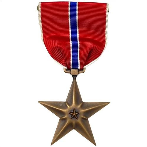 US Bronze Star uit de Tweede Wereldoorlog, Verzamelen, Militaria | Tweede Wereldoorlog, Landmacht, Lintje, Medaille of Wings, Verzenden