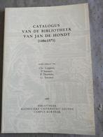catalogus van de bibliotheek van Jan De Hondt, Ophalen of Verzenden, Zo goed als nieuw