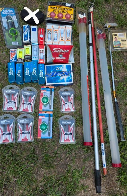 Nieuwe en gebruikte golfballen met dispensers, Sport en Fitness, Golf, Zo goed als nieuw, Mizuno, Ophalen