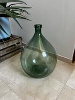 Dame Jeanne 64 cm hoog, Maison & Meubles, Accessoires pour la Maison | Vases, Comme neuf, Verre, 50 à 75 cm, Vert