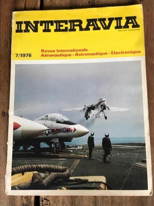 Revue Aéronautique INTERAVIA 7/1976, Verzamelen, Luchtvaart en Vliegtuigspotten, Gebruikt, Boek of Tijdschrift, Ophalen of Verzenden