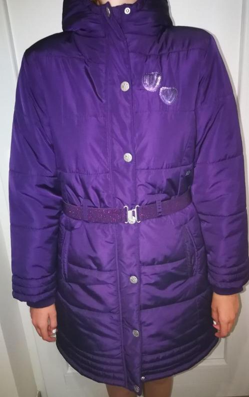 NIEUWE warme paarse winterjas met kap - Lisa Rose - maat 164, Kinderen en Baby's, Kinderkleding | Maat 164, Nieuw, Meisje, Jas