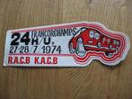 Autocollant 24 H/U Francorchamps 1974 Race Kach Motorsport, Enlèvement ou Envoi, Neuf, Sport