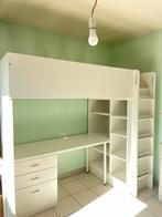 IKEA slaapkamer met bureau en planken, Huis en Inrichting, Slaapkamer | Stapelbedden en Hoogslapers, Ophalen, Gebruikt, 200 cm