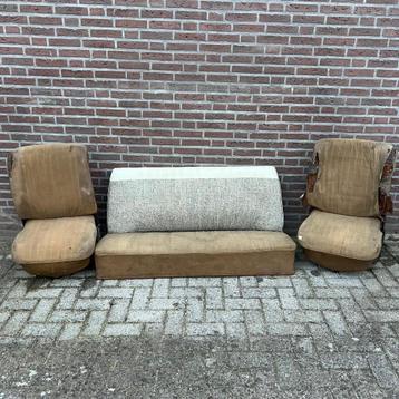 Volkswagen Kever 1303 stoelen bankstel 3 poten beige beschikbaar voor biedingen