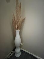 Vaas met pampas mag weg wegens nieuwe meubels, Huis en Inrichting, Woonaccessoires | Droogbloemen, Ophalen, Zo goed als nieuw