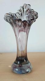 Vase violet Vintage Splash 19 cm, Antiquités & Art, Antiquités | Verre & Cristal, Enlèvement ou Envoi