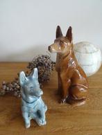 Prachtige vintage honden beeldjes. Keramiek., Ophalen of Verzenden, Gebruikt, Dier