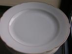 Groot rond opdienbord met vergulde rand - ARZBERG - 31 cm, Antiek en Kunst, Antiek | Servies los, Ophalen