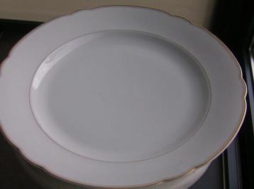 Groot rond opdienbord met vergulde rand - ARZBERG - 31 cm beschikbaar voor biedingen