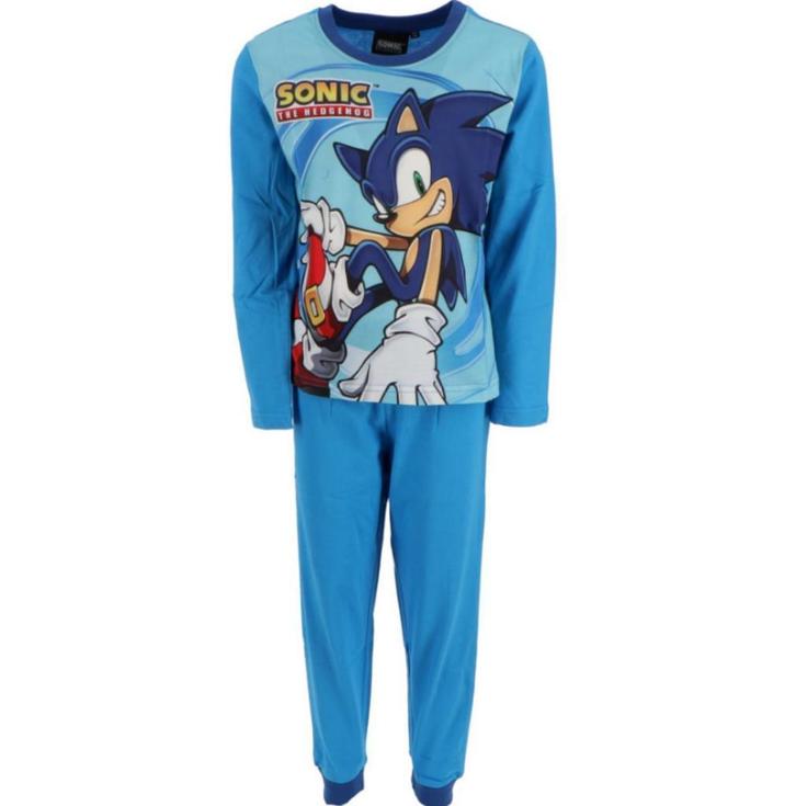 Sonic Pyjama LB Sega - Maat 98 - 104 - 110 - 116, Kinderen en Baby's, Kinderkleding | Maat 104, Nieuw, Jongen, Nacht- of Onderkleding