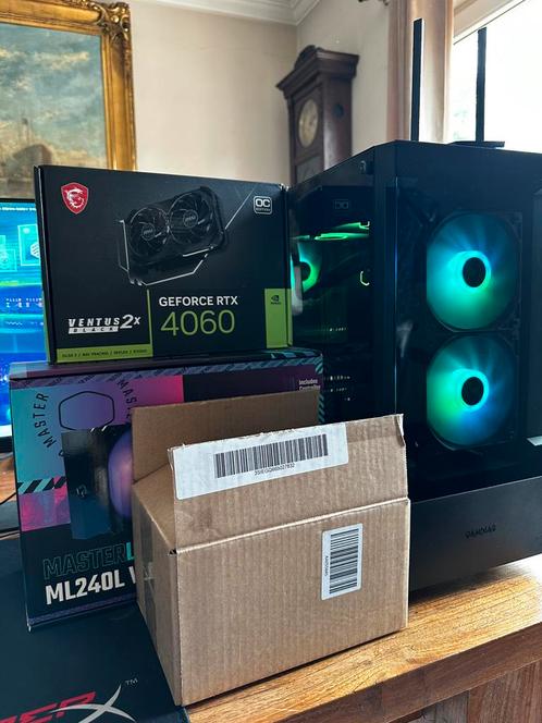 RTX 4060 - WATERCOOLING, Computers en Software, Desktop Pc's, Zo goed als nieuw, HDD, Gaming, Ophalen