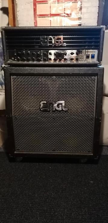 ENGL E640 invader 150 + E412 vintage 30 cabinet + footswitch, Enlèvement, Utilisé, 100 watts ou plus