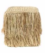 Boho kurk - Ragfia Shaggy Stoel vierkant - NIEUW, Ophalen of Verzenden