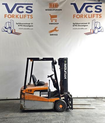 elektrische heftruck 1.8 ton Hyundai, Ophalen, Heftruck, 1000 tot 2000 kg, Hyundai