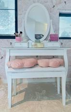Make up tafel met spiegel en bankje in uitstekende staat, Huis en Inrichting, Ophalen, Zo goed als nieuw