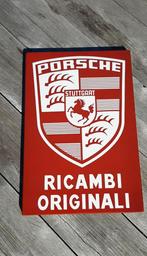 Origineel email bord Porsche. Originele onderdelen., Verzamelen, Ophalen of Verzenden, Zo goed als nieuw