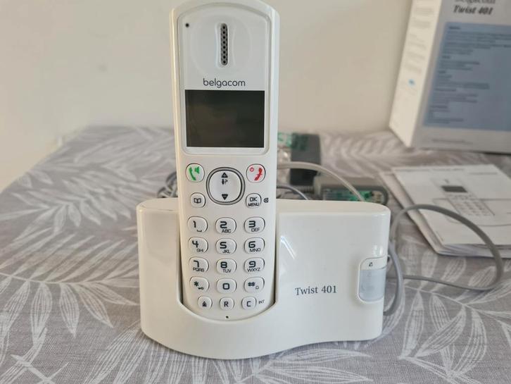 Belgacom twist 401, Telecommunicatie, Vaste telefoons | Handsets en Draadloos, Gebruikt, Ophalen of Verzenden