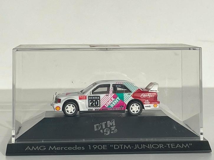 Herpa MB 190E 2.5-16 Evo II startnr.20 PC-box 1:87, Hobby & Loisirs créatifs, Voitures miniatures | 1:87, Comme neuf, Voiture
