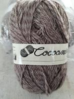 Kokosbal van wol (gevlekt bruin 6 ballen van 100 g)., Ophalen of Verzenden