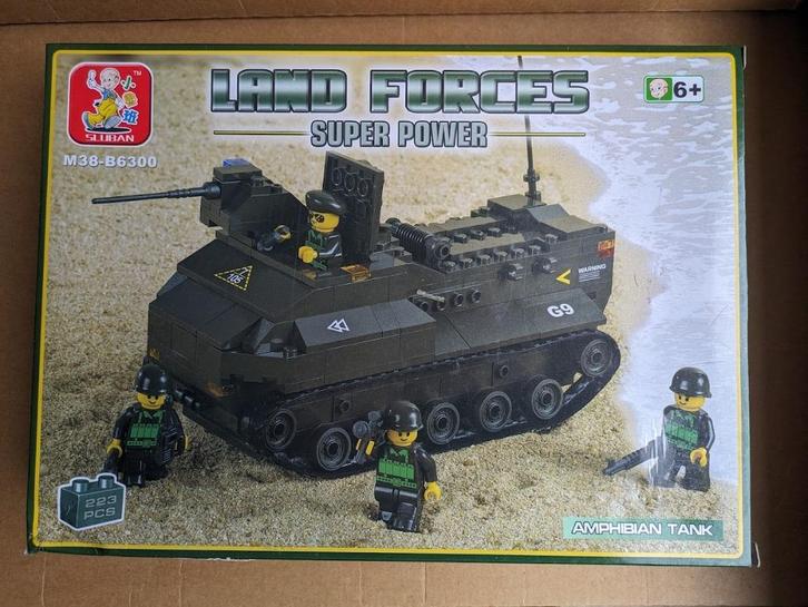 Sluban set no M38-B6300 Amphibian Tank MIB, Kinderen en Baby's, Speelgoed | Bouwstenen, Nieuw, Overige merken, Ophalen of Verzenden
