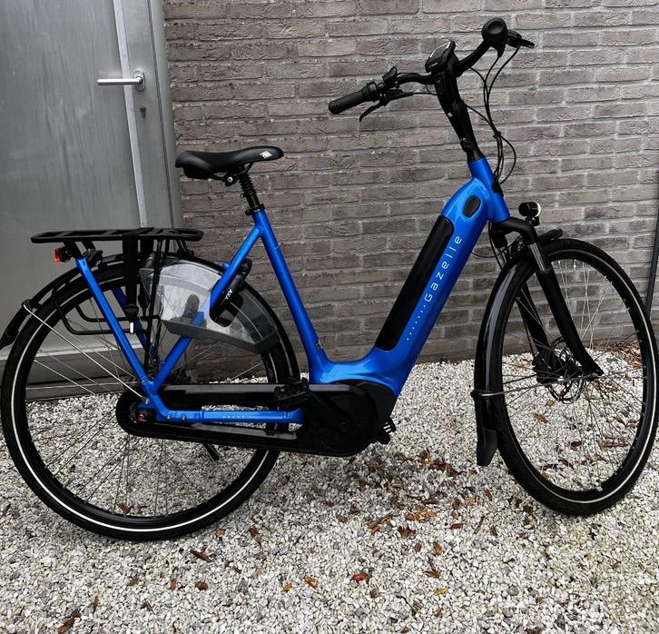 Gazelle Grenoble elektrische fiets, Fietsen en Brommers, Elektrische fietsen, Zo goed als nieuw, Gazelle, 55 tot 59 cm, 50 km per accu of meer