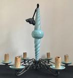 Vintage luchter in smeedijzer,jaren ‘50/60, Ophalen