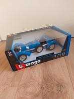 Bugatti Type 59 1934 1/18 Burago, Ophalen of Verzenden, Zo goed als nieuw, Burago