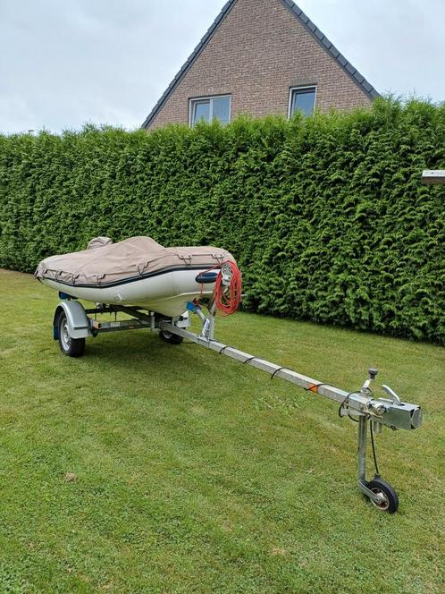 BRIG 300 console boot met trailer, Watersport en Boten, Rubberboten, Zo goed als nieuw, Yamaha, Benzine, Ophalen
