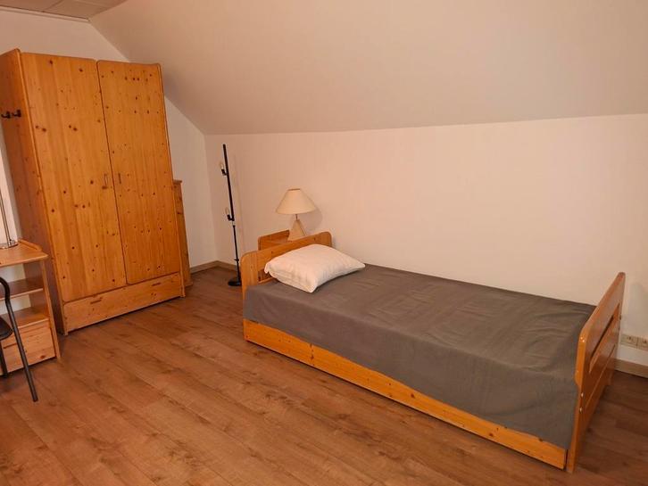 Slaapkamer in grenen, Huis en Inrichting, Slaapkamer | Complete slaapkamers, Gebruikt, Eenpersoons, Ophalen