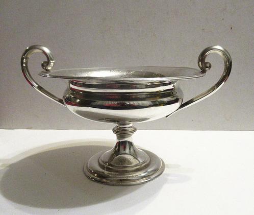 Antiek zilveren schaal JM van Kempen&Zonen, Voorschoten 1882, Antiek en Kunst, Antiek | Zilver en Goud, Zilver, Ophalen of Verzenden