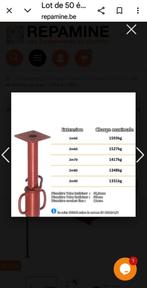 Etancons 1.60m, Enlèvement, Comme neuf