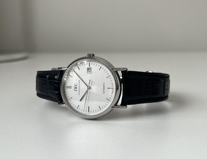 IWC Portofino Automatic - IW3533 (full set), Handtassen en Accessoires, Horloges | Heren, Gebruikt, Polshorloge, Overige merken