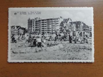 Postkaart De Panne, strand en zeedijk beschikbaar voor biedingen