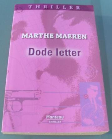 Thriller van Marthe Maeren : Dode letter beschikbaar voor biedingen