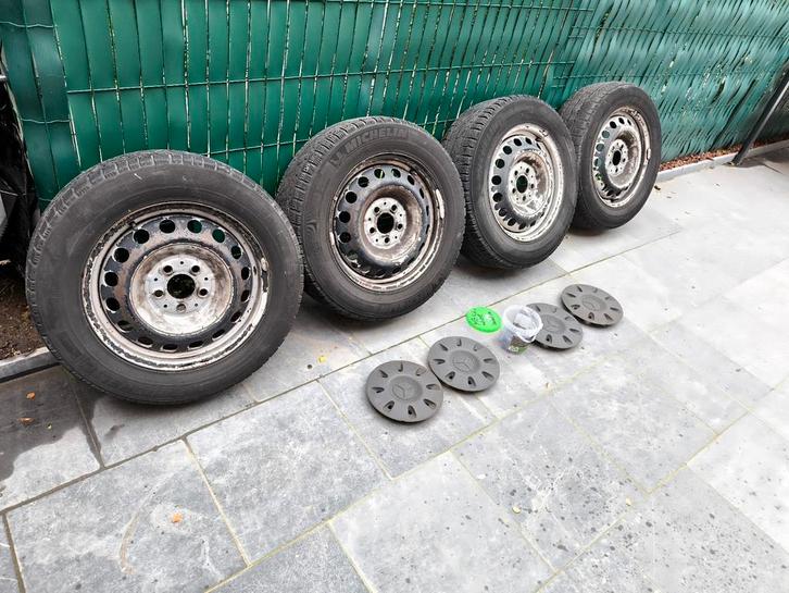 Velgen R16 MercedesBenz Vito VianoSprinter originele stalen, Auto-onderdelen, Banden en Velgen, Velg(en), Ophalen