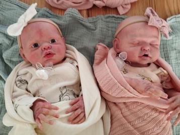 silicone reborn baby tweeling meisjes *promo 1050€* beschikbaar voor biedingen
