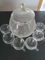 Glazen bowlset, Ophalen of Verzenden, Zo goed als nieuw, Overige typen