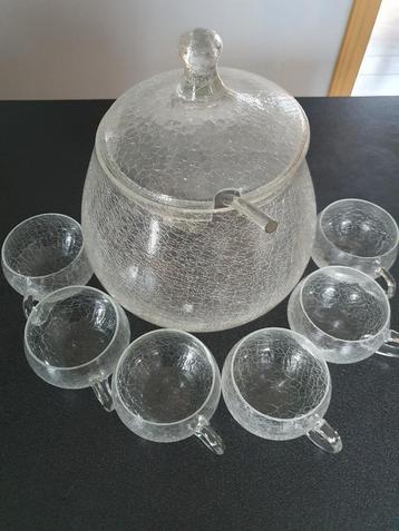 Glazen bowlset beschikbaar voor biedingen