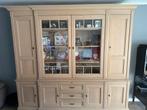 Vitrinekast en tafel, Huis en Inrichting, Kasten | Buffetkasten, Ophalen, Gebruikt