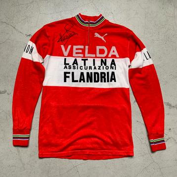 Flandria-Velda-Latina 1977 Maertens koerstrui wielertrui wol