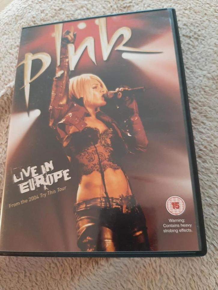 Pink live on Europe, Cd's en Dvd's, Dvd's | Muziek en Concerten, Zo goed als nieuw, Ophalen of Verzenden