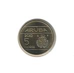 Aruba, 5 Florin 2012 (BU)., Ophalen of Verzenden, Noord-Amerika, Losse munt