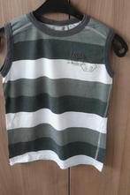 Mouwloos T-shirt grijs gestreept (K527), Kinderen en Baby's, Kinderkleding | Maat 134, WE, Ophalen of Verzenden, Zo goed als nieuw