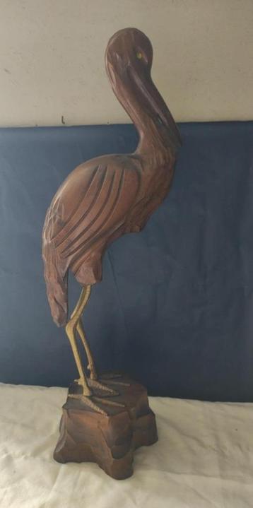 ibis sculpté en bois beschikbaar voor biedingen