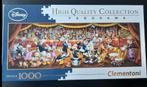 Puzzel Clementoni Disney 1000 stuks panorama, Ophalen of Verzenden, Zo goed als nieuw